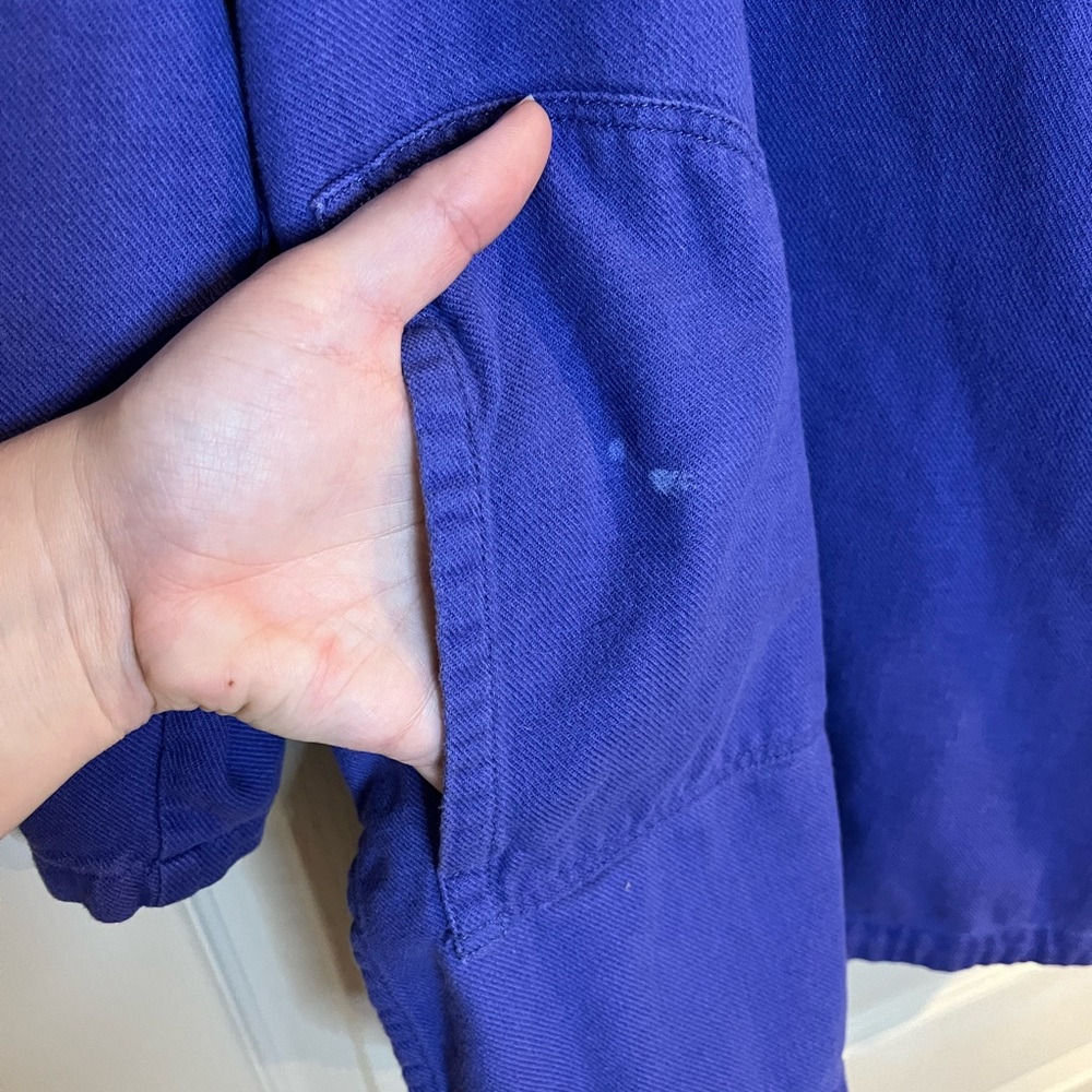 🪷 Soft Surroundings Blue/Purple Heavy Cotton Tunic - Picture 9 of 12